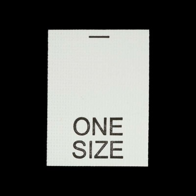 ONE SIZE - Размерник - УЛ - нейлон белый - 15х20 - (уп.200шт) (0)