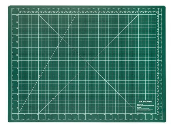 Коврик раскройный двухсторонний 90*60см AU-A1 Aurora3